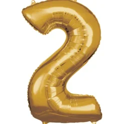 Balon foliowy CYFRA złota seria Large ok. 88 cm Anagram
