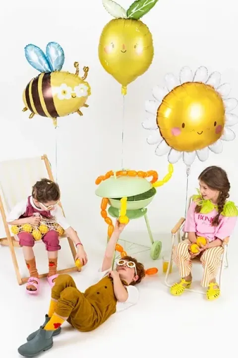 Balon foliowy cytryna 50x75 cm 1 szt.