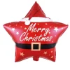 Balon foliowy gwiazdka czerwona Merry Christmas 18"