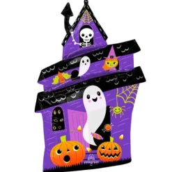 Balon foliowy halloween DOM STRACHÓW 58 x 81 cm