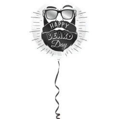 Balon foliowy Happy Beard Day 45 cm