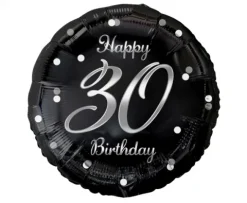 Balon foliowy Happy Birthday 30 urodziny 18"