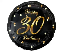 Balon foliowy Happy Birthday 30 urodziny 18