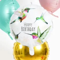 Balon foliowy Happy Birthday Koliber 45 cm