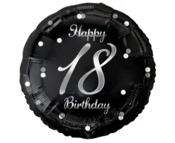 Balon foliowy Happy Birthday 18 urodziny 18