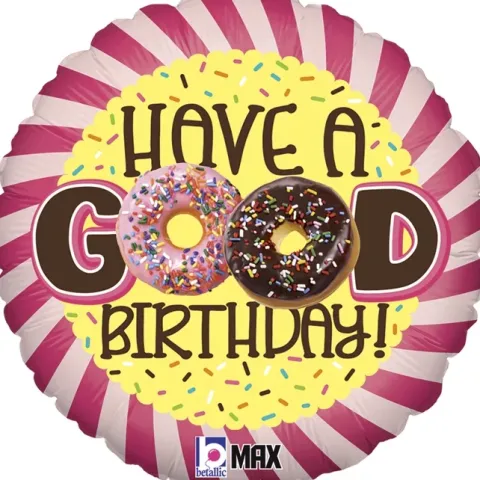 Balon foliowy Have a good birthday Donut 18"