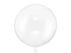 Balon foliowy Kula 40 cm transparentny