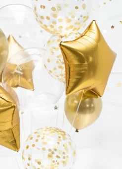 Balon foliowy Kula 40 cm transparentny