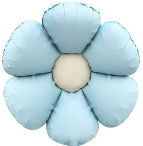 BALON FOLIOWY kwiatek niebieski na powietrze 47,5 x 59,5 cm