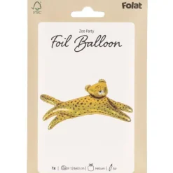 Balon foliowy lampart dziki kot 124 x 63 cm