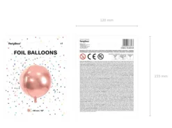 Balon foliowy metalizowany ORBZ 40cm 1 szt.