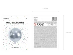 Balon foliowy metalizowany ORBZ 40cm 1 szt.