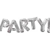 Balon foliowy Napis PARTY! srebrny Anagram