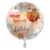 Balon foliowy okrągły 18 cali urodzinowy Holy Aperoli It's Your birthday