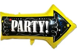 Balon foliowy PARTY Strzałka tabliczka 50 x 80 cm