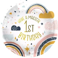 Balon foliowy ROCZEK Magical Birthday 45 cm