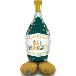 Balon foliowy stojący butelka Let's Celebrate 137 cm