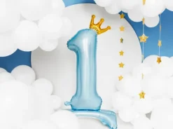 Balon foliowy stojący Cyfra 1 ROCZEK 84 cm