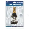 Balon foliowy Szampan butelka Happy New Year na Sylwestra 49x100cm