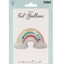 Balon foliowy tęcza 68 x 42 cm