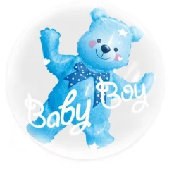 Balon foliowy w balonie Baby Girl Miś 59 x 69 cm