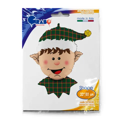 Balon foliowy świąteczny ELF 32 cale Grabo