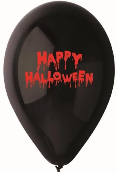 Balon Gemar 12 cali 1 szt Happy Halloween czerwony napis