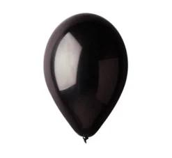 Balon Gemar jednokolorowy 12 cali 1 szt czarny