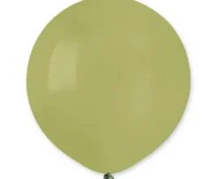 Balon Gemar jednokolorowy 19 cali 50 szt. Oliwka