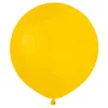 Balon Gemar jednokolorowy 19 cali 50 szt. Żółty