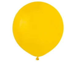 Balon Gemar jednokolorowy 19 cali 50 szt. Żółty