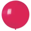 Balon Gemar jednokolorowy 19 cali 25 szt. czerwony