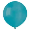 Balon Gemar jednokolorowy 19 cali 25 szt. Turkusowy