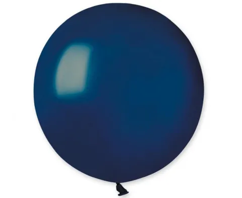 Balon Gemar jednokolorowy 19 cali 25 szt. Navy Granatowy