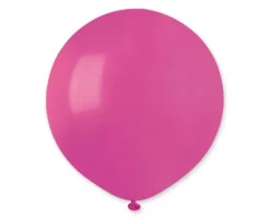 Balon Gemar jednokolorowy 19 cali 25 szt. fuksja