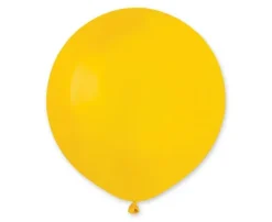 Balon Gemar jednokolorowy 19 cali 25 szt. żółty