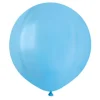 Balon Gemar jednokolorowy 19 cali 50 szt. Błękitny