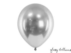 Balon Glossy 30 cm (jak Shiny Chrome) błyszczący 1 szt.