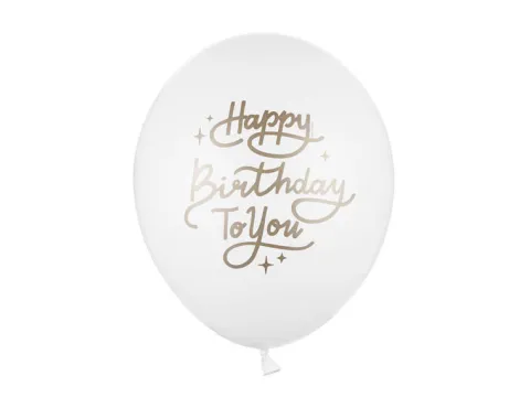 Balon gumowy Happy Birthday To You 30 cm 1 szt.