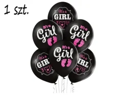 Balon gumowy It's a GIRL 12 cali 1 szt.