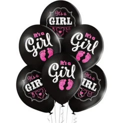Balon gumowy It's a GIRL 12 cali 1 szt.