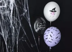 Balon HALLOWEEN Nietoperze Czarownica 30 cm 1 szt. mix