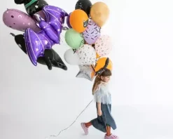 Balon HALLOWEEN Nietoperze Czarownica 30 cm 1 szt. mix