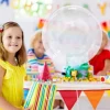 Balon kula Bubble Deco Aqua Crystal transparentny 18 cali