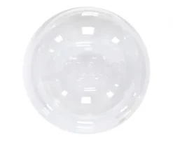 Balon kula Bubble Deco Aqua Crystal transparentny 24"