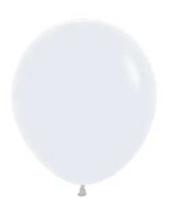 Balon lateksowy 18 cali Sempertex Solid 1 szt. White