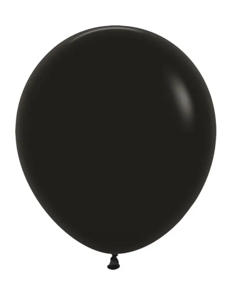 Balon lateksowy 18 cali Sempertex Solid 1 szt. Black