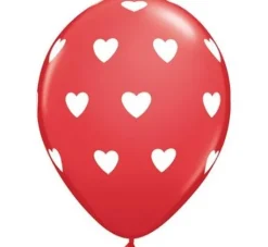 Balon Qualatex 11 cali SERDUSZKA 6 szt