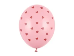 Balon Serca Pastel Baby Pink 12" 1 szt.