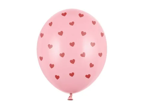 Balon Serca Pastel Baby Pink 12" 1 szt.